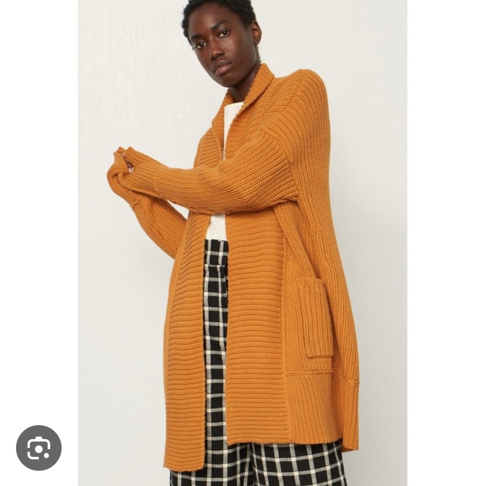 Mara Hoffman Mustard Knit Cardigan